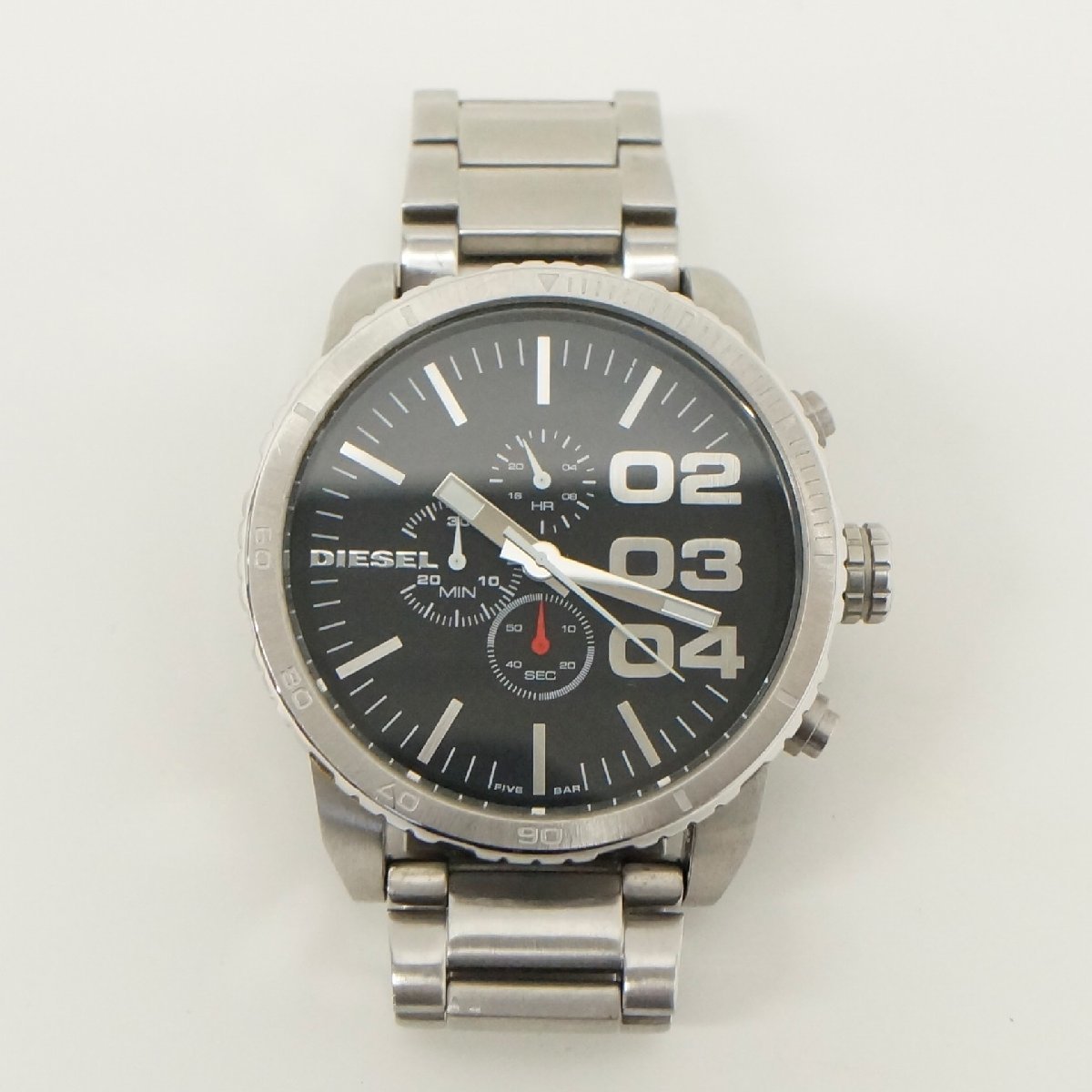 中古 ディーゼル DIESEL 腕時計 DZ-4209 クロノグラフ 文字盤ブラック 