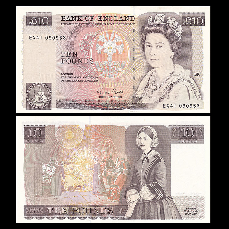 イギリス ポンド 旧紙幣・硬貨 エリザベス女王 【公式通販】