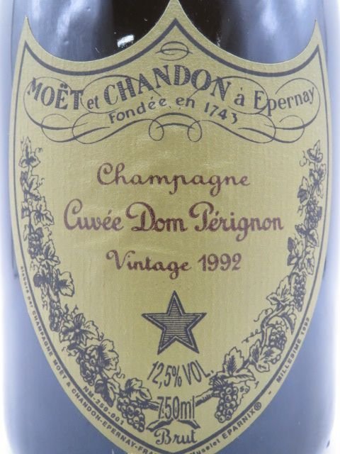 未開栓 洋酒 ドン・ペリニヨン ヴィンテージ 1992 Dom Perignon