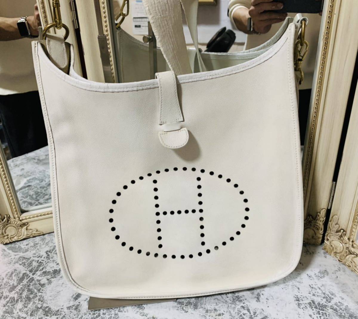 エルメス PM エヴリン エブリン HERMES 美品 0 - ショルダーバッグ 