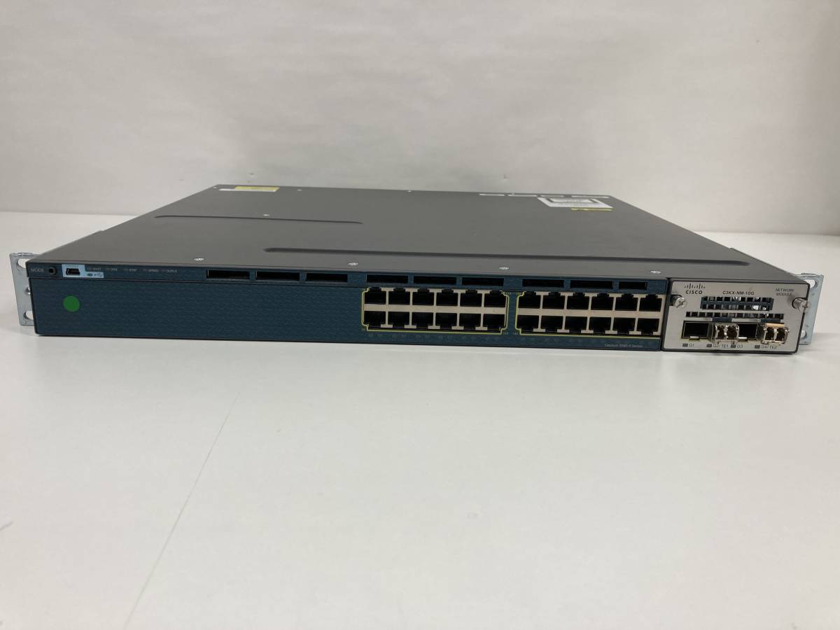 Cisco Catalyst 3560-Xシリーズ WS-C3560X-24T-E V06、C3KX-NM-10G