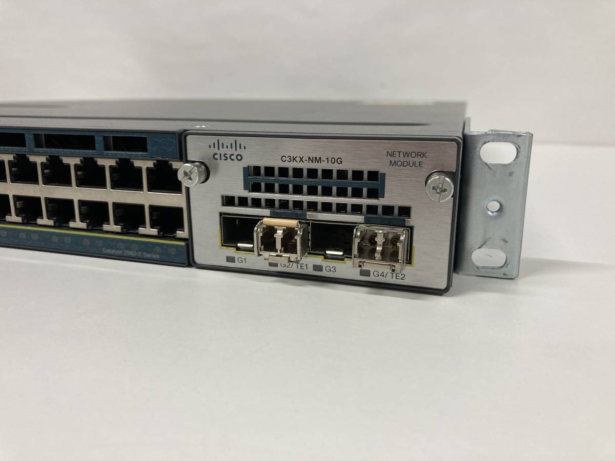 Cisco Catalyst 3560-Xシリーズ WS-C3560X-24T-E V06、C3KX-NM-10G