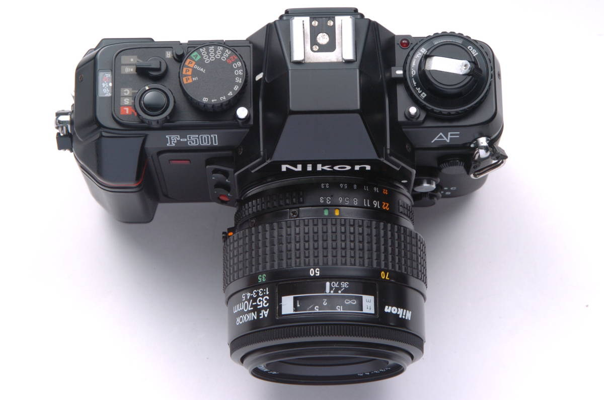 実働品 Nikon F-501 AF + NIKKOR 35-70mm カメラ 実働品 Nikon F-501