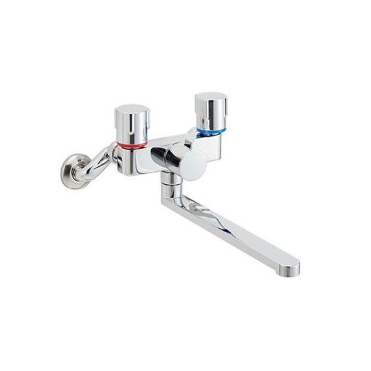 【埼玉発】新品◆S8078◆LIXIL/INAX◆水栓金具◆壁付2ハンドル◆逆止◆一時止水◆BF-WM115HX(250)-PU