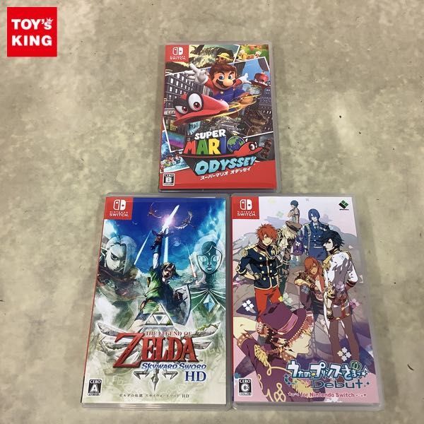 1円〜 Nintendo Switch ソフト スーパーマリオ オデッセイ ゼルダの伝説 スカイウォードソード HD 他