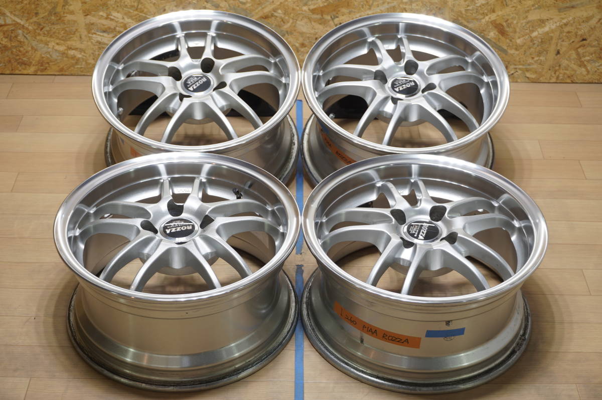 I260【希少】PIAA ROZZA ☆ PCD100 7J+35 当時物 コンパクトカー 深 