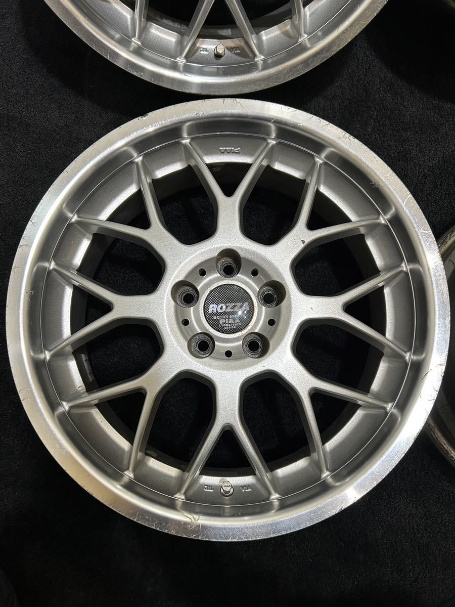 PIAA ROZZA 17インチ 7J ＋48 100 5H アルミホイール 4本 プリウス 