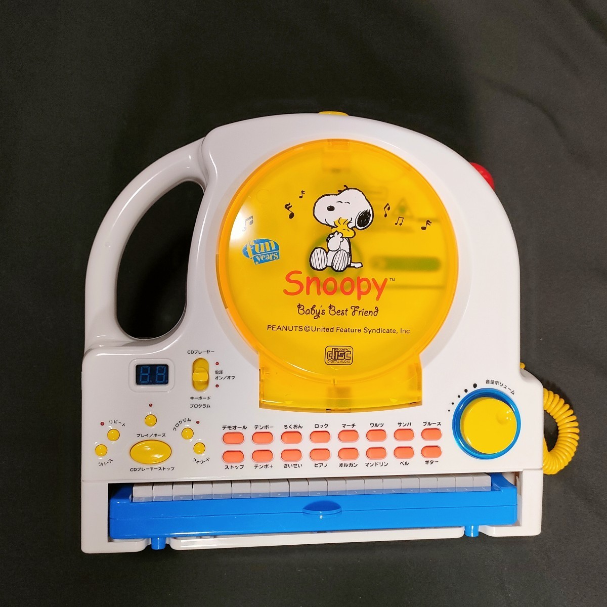 希少　SNOOPY うたって！スヌーピー　CDプレーヤー＆キーボード 希少 SNOOPY うたって！スヌーピー CDプレーヤー＆キーボード おもちゃ