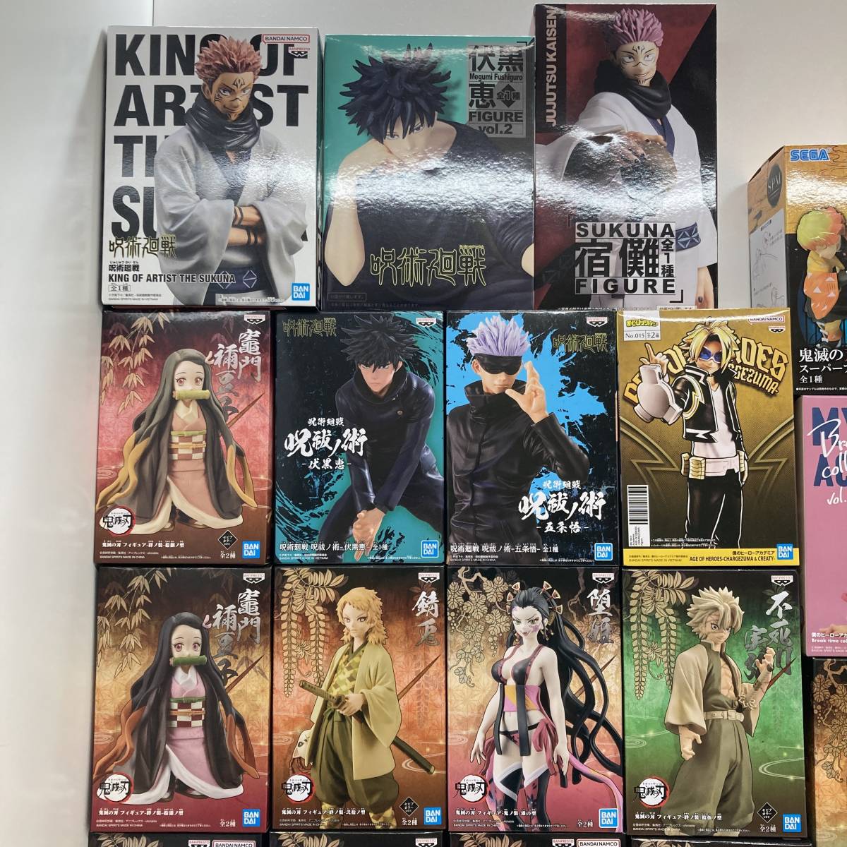 1円～】少年漫画系 プライズ フィギュア まとめ売り ジャンプ 鬼滅の刃 