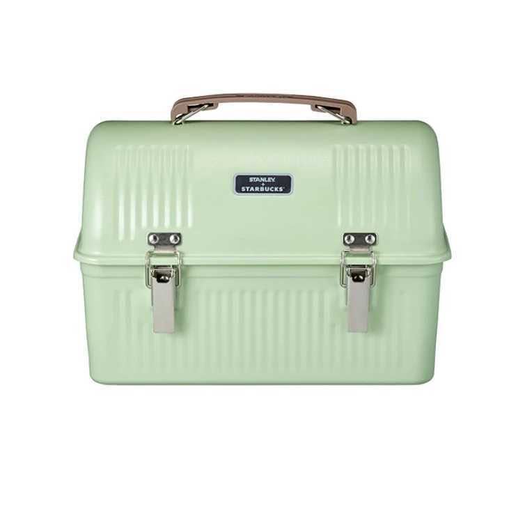 STANLEY スタンレー　ランチボックス ミントカラー 9.4L ボトル 韓国 スタバ スターバックス 北漢江 リザーブ レア 限定 キャンプ　保冷