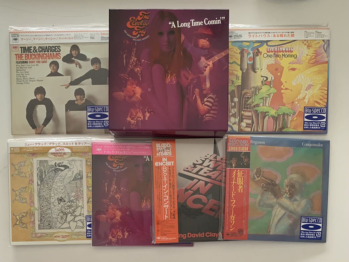 紙ジャケ DU特典BOX付 血沸き肉踊るブラス・ロック名盤選 6枚