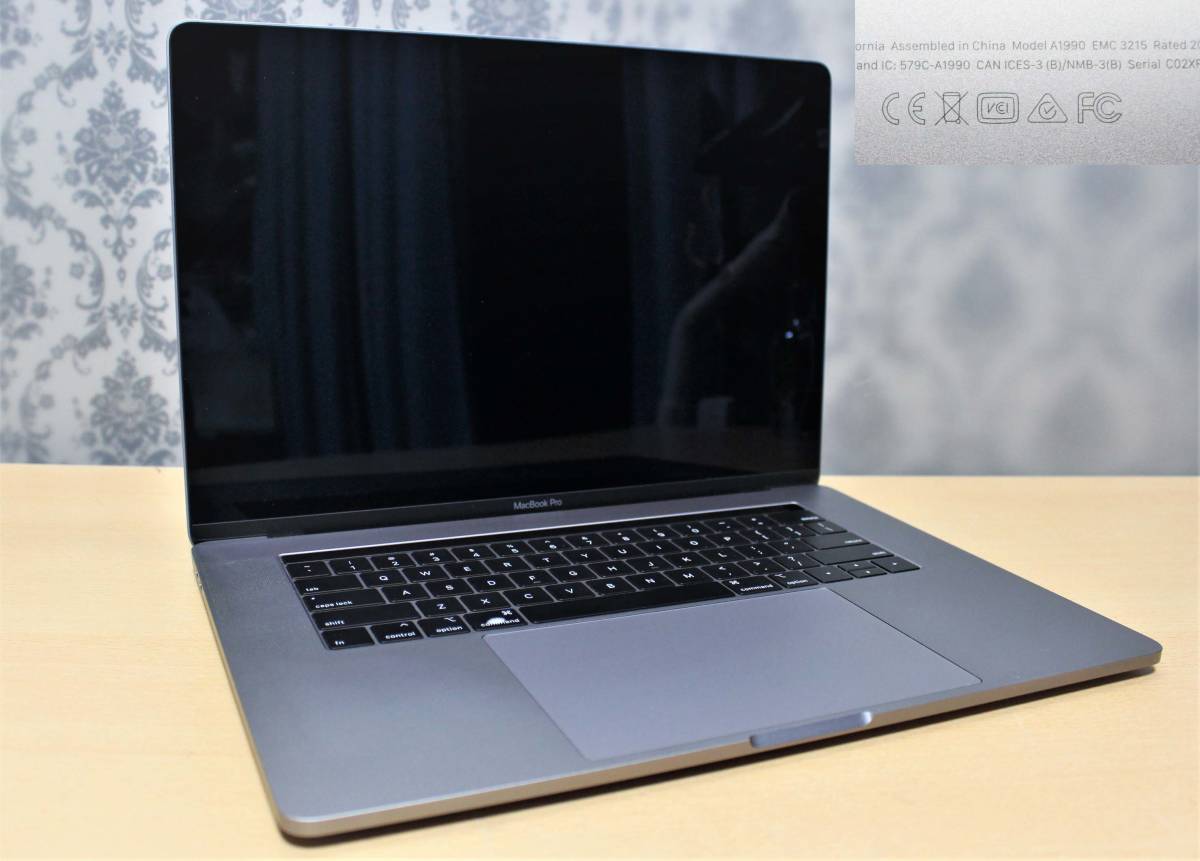 ジャンク☆MacBook Pro A1990☆ロジック無し☆スペースグレイ MacBook