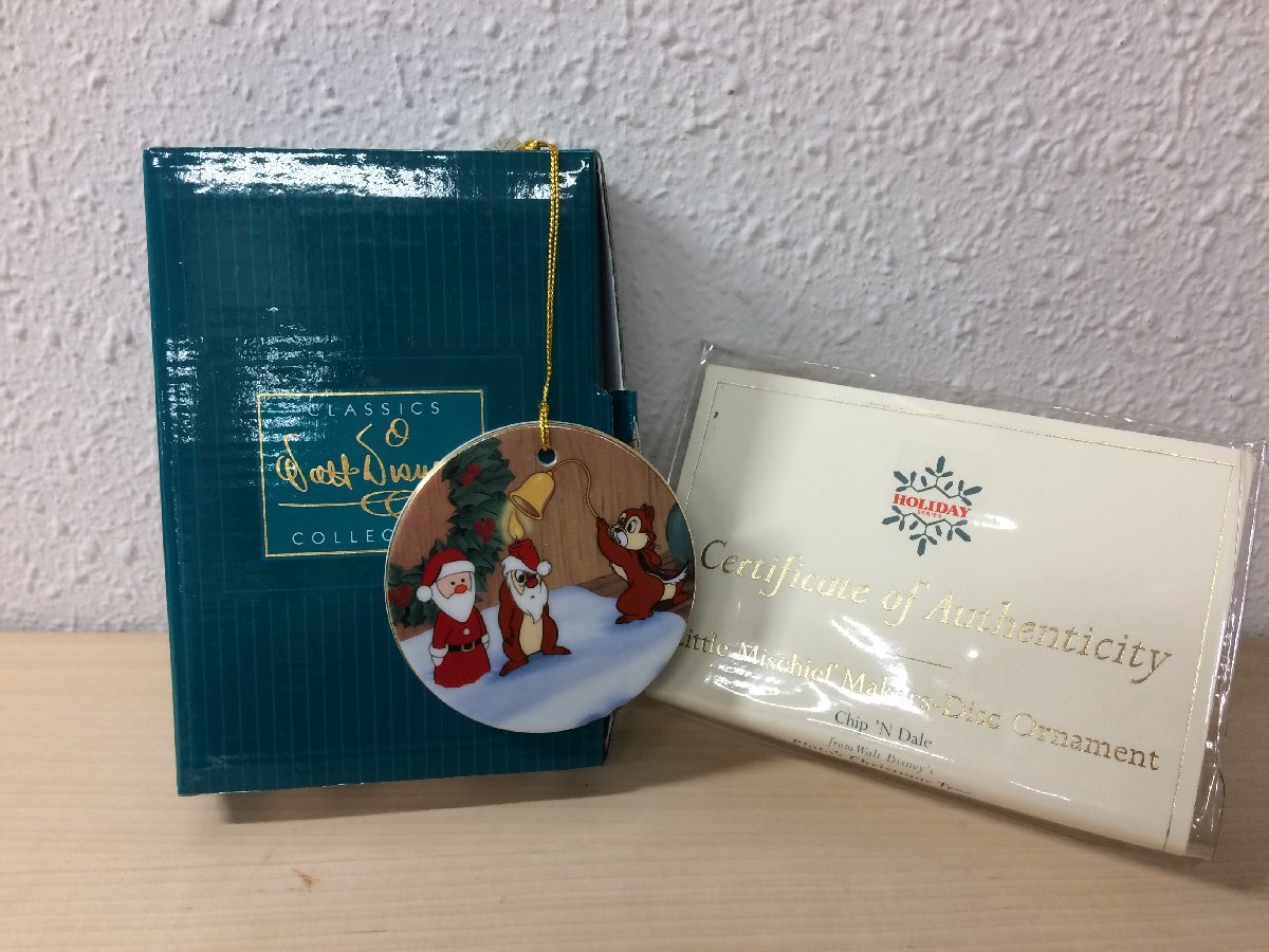 ディズニー WDCC ウォルトディズニークラシックコレクション チップと 