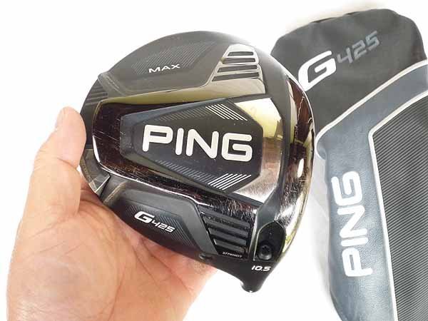 1円～【ヘッドのみ】 ピン G425 MAX ドライバー 10.5度 レンチ付 純正