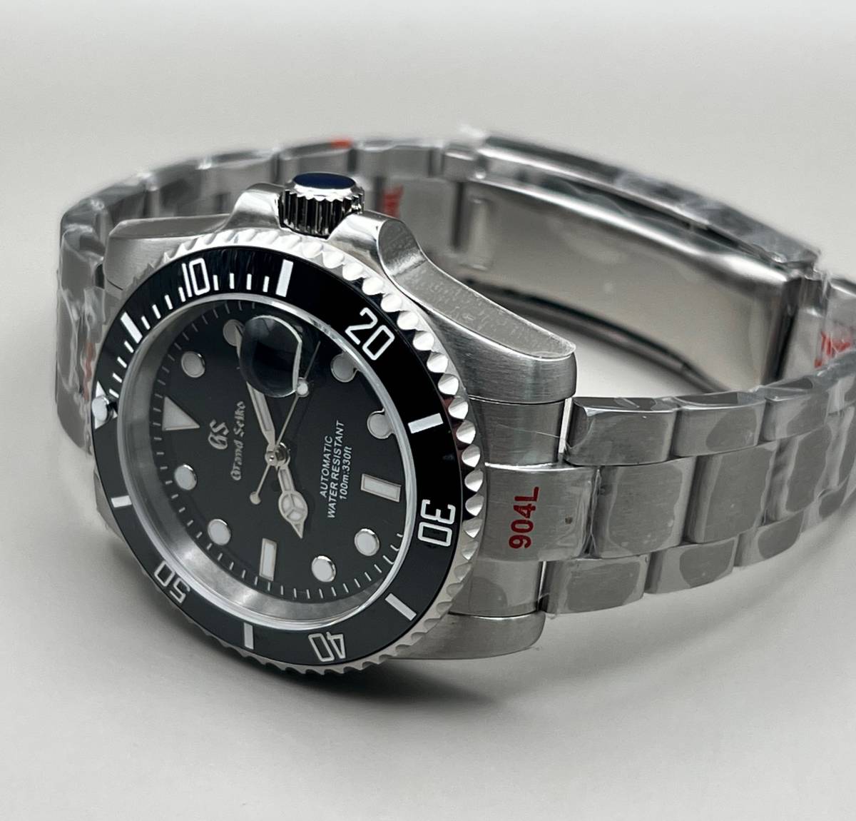 SEIKO MOD NH35 カスタム マリーナ ブラック 40mm ダイバーズ 手巻き 