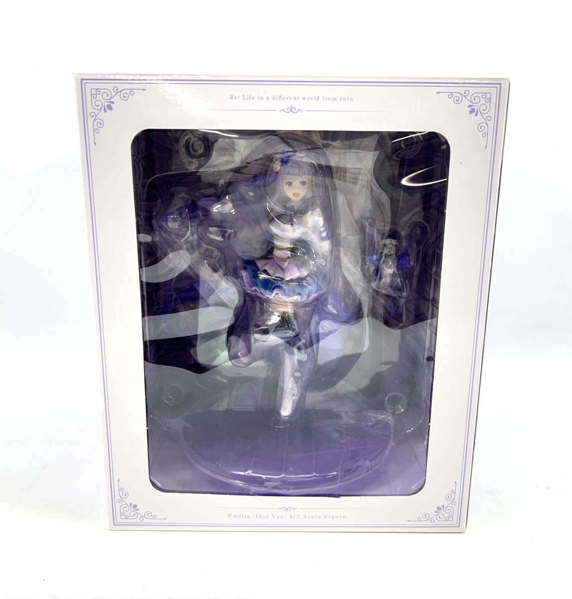 ★【未開封/100】Re:ゼロから始める異世界生活　エミリア-アイドルVer- 1/7スケールフィギュア eStream