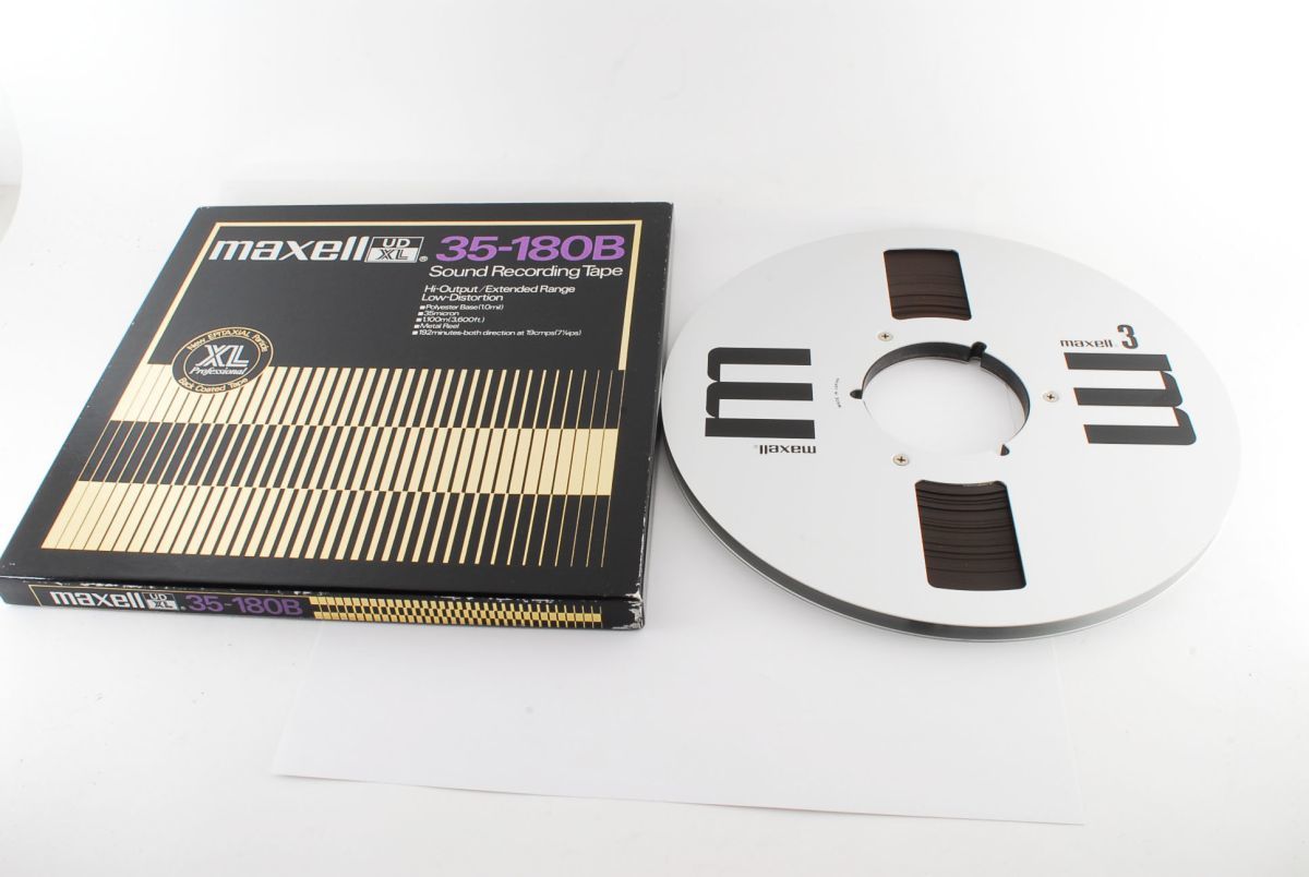 Reel Maxell Tape 35-180B - UD eBay | Professional (1pc) NEW New XL 