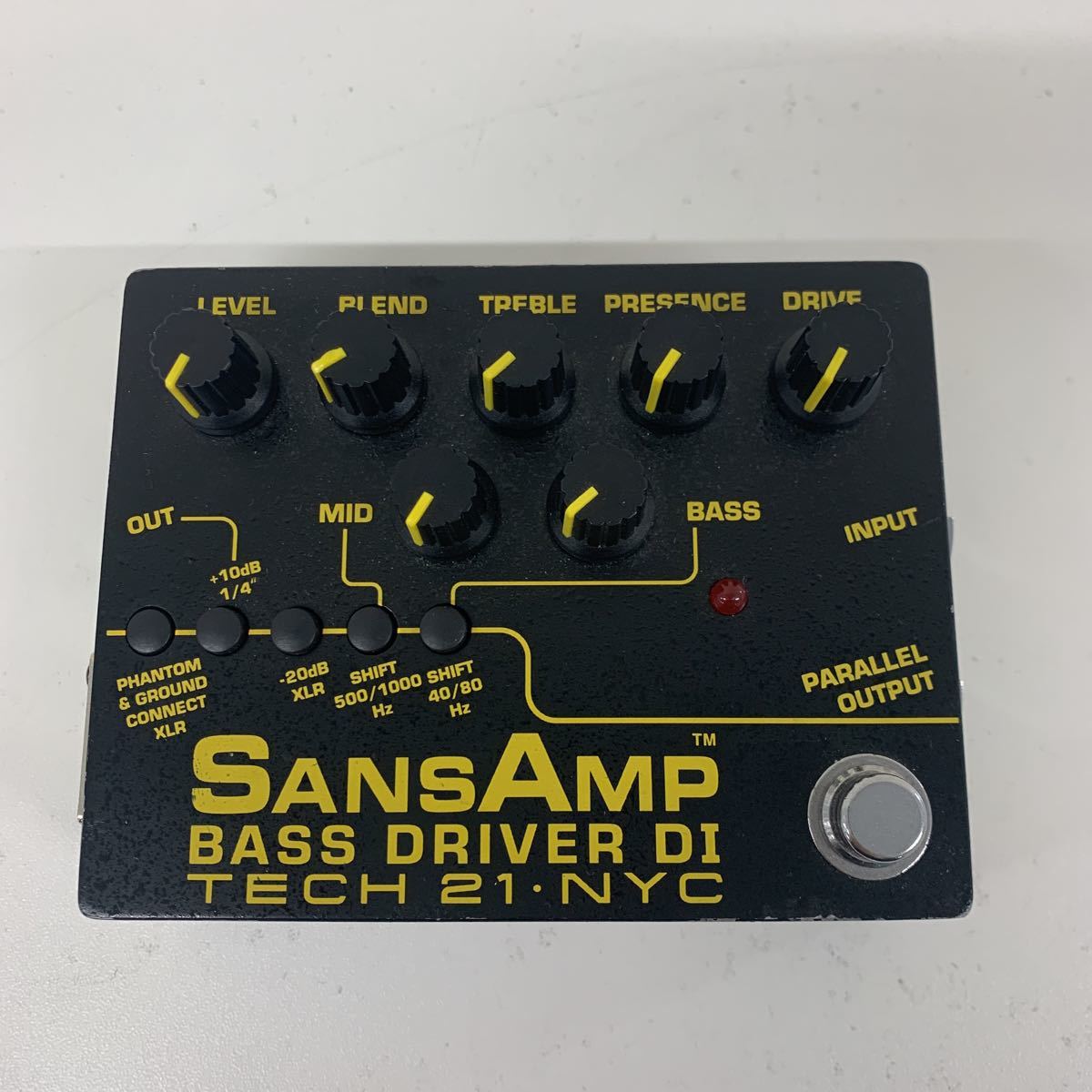 Tech21 sansamp bass driver DI 初期型前期 未確認のため