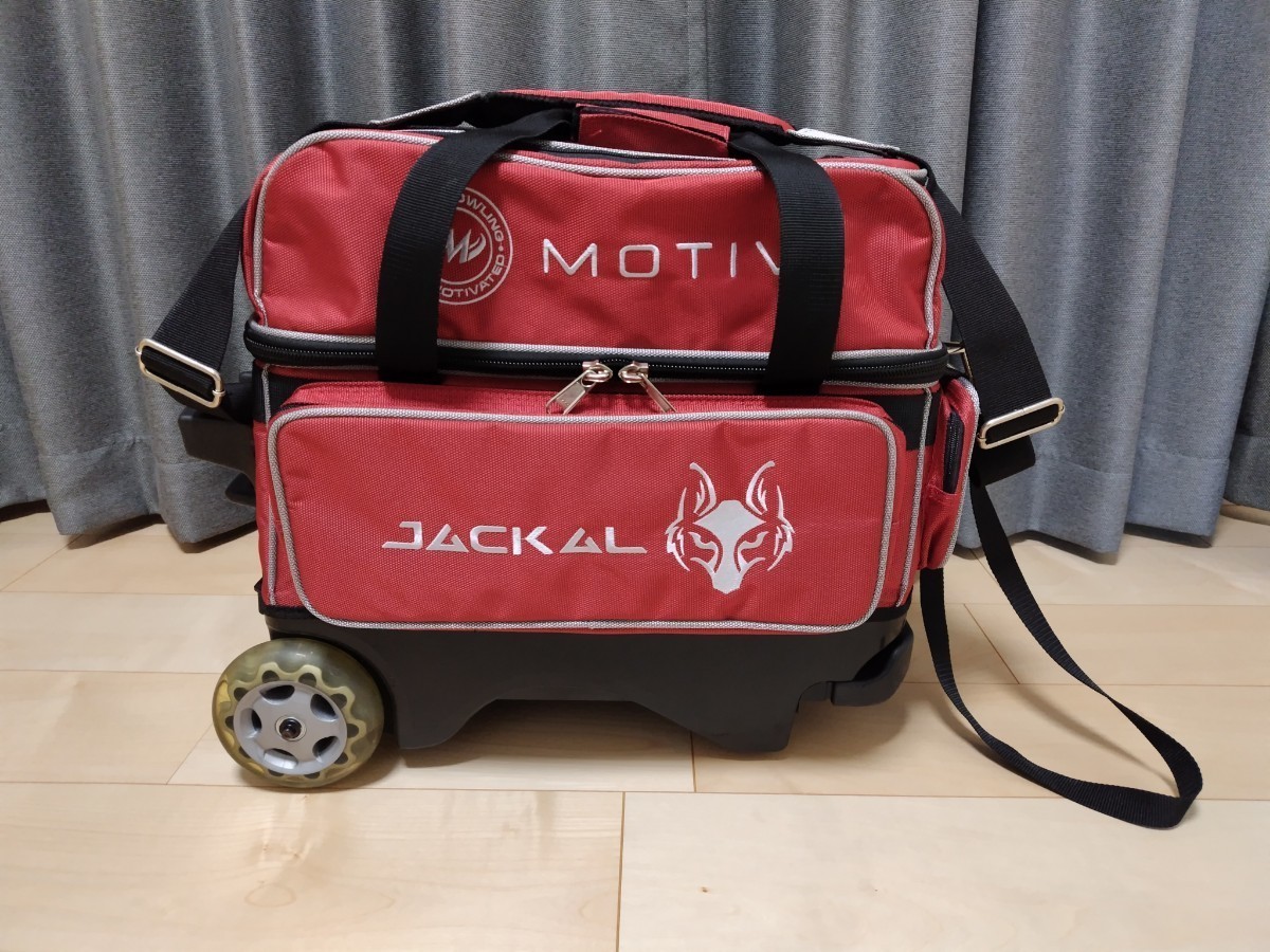 ■オプション付き■MOTIV/モーティブ/JACKAL/ジャッカル/2ボールキャリーバッグ/ボウリングバッグ/ABS