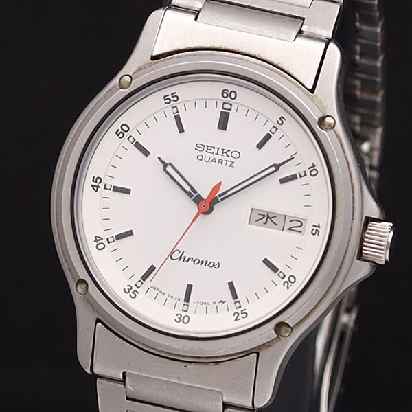 7433-7030 Chronos Seiko Quartz made クロノス Japan in セイコー 