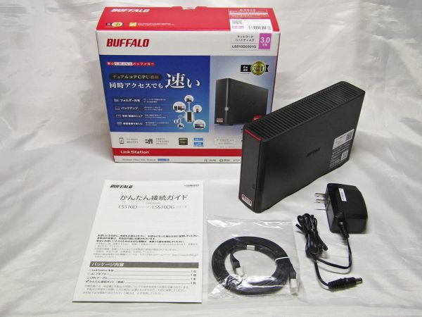 バッファロー : | 3TB LinkStation ネットワーク対応HDD(NAS) BUFFALO