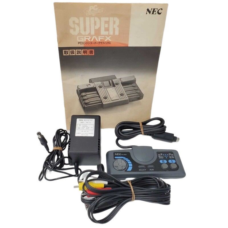 NEC PCエンジン SUPER GRAFX スーパー グラフィックス PI-TG4 中古 動作保証 付属品完備 レトロゲーム 本体 レア 希少 I2304K147 PCエンジン NEC PC