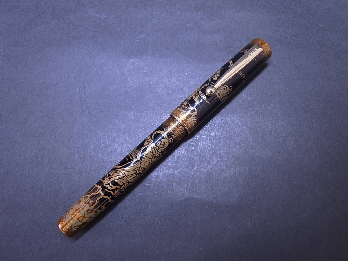 希少 未使用品 PILOT パイロット 創立88周年記念万年筆「仁王」蒔絵万年筆