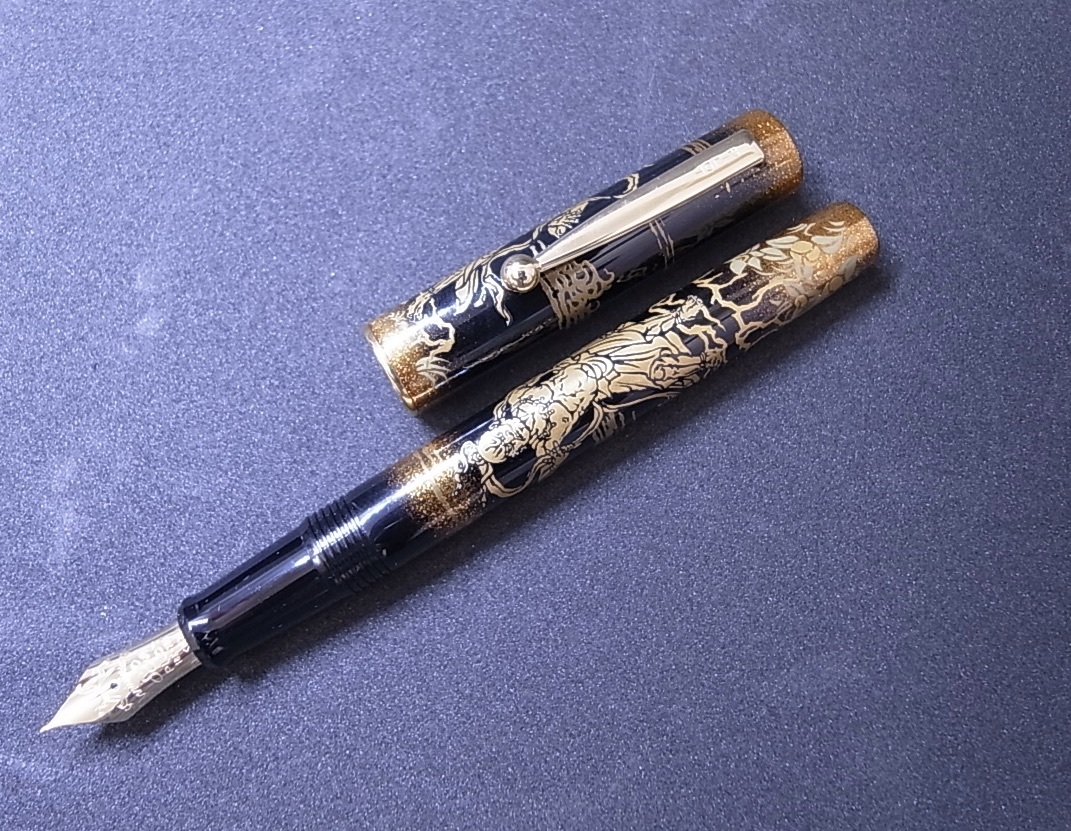 希少 未使用品 PILOT パイロット 創立88周年記念万年筆「仁王」蒔絵万年筆