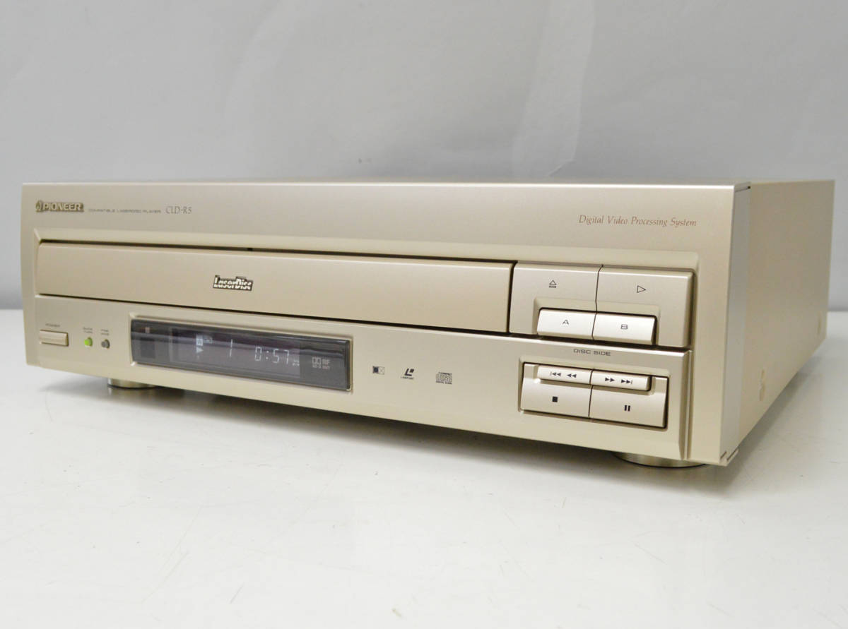 Pioneer CLD-R5 LDプレーヤー レーザーディスク リモコン・取説付