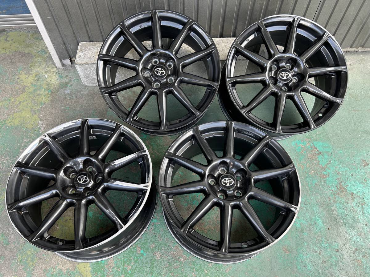トヨタ86 ZN6後期 GR SPORT 純正17×7.5J+48 5H-100 スバル ZC6 BRZ