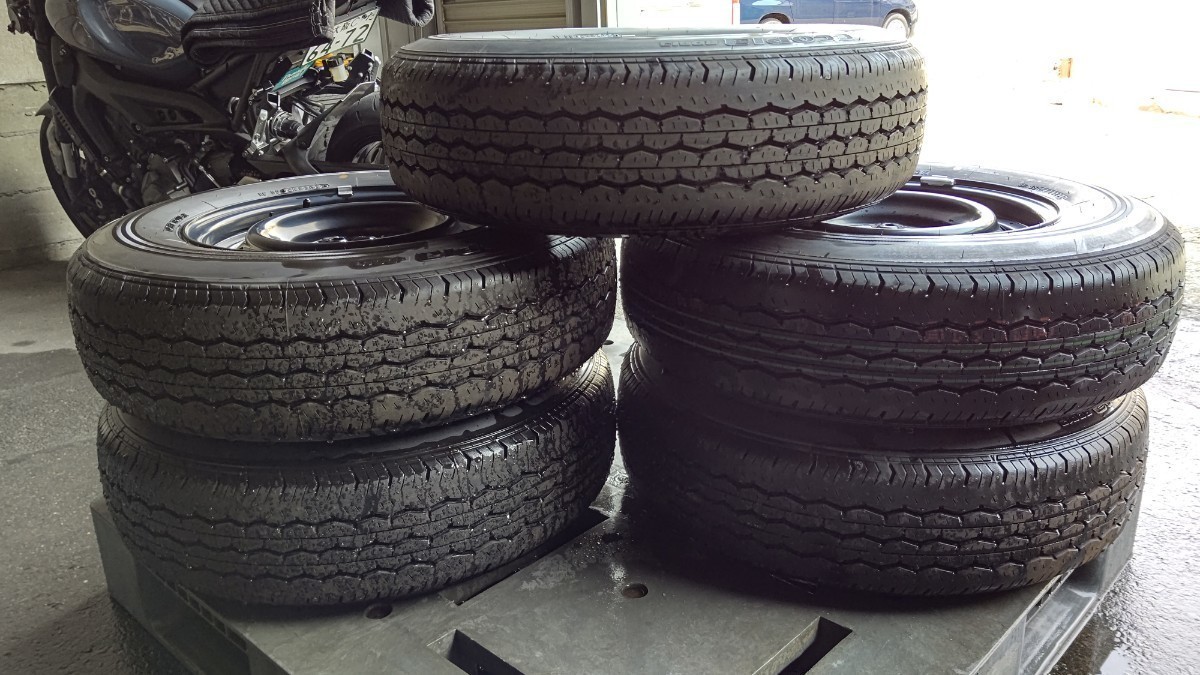 ハイエース ハイエース ワゴンGL 新車外し 195/80r15 200系 純正タイヤ 