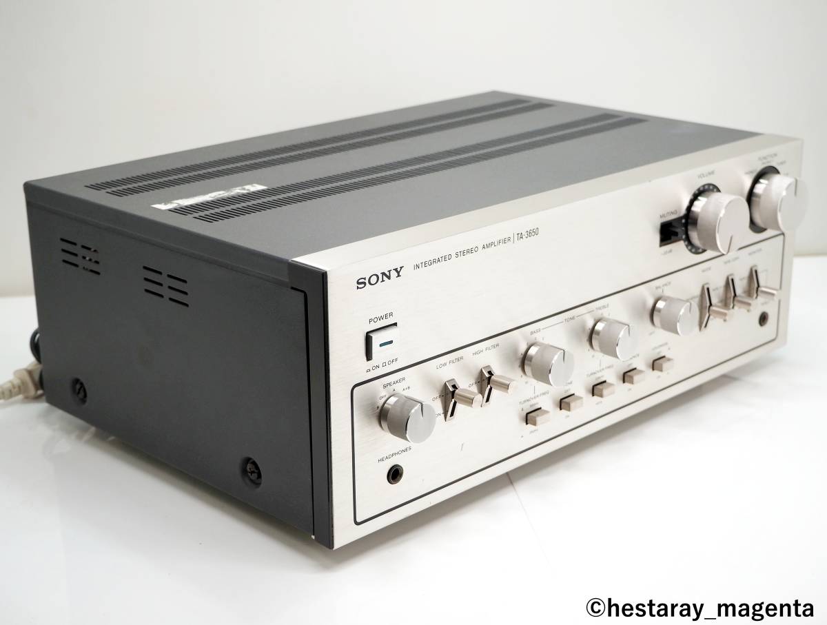 ☆ 【整備・レストア済、美品】 SONY TA-3650 プリメインアンプ 70年代