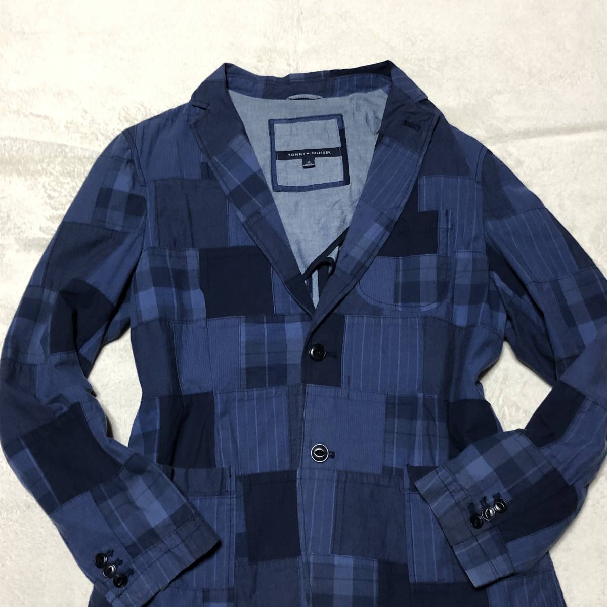 TOMMY HILFIGER【大人の余裕】トミーヒルフィガー デニム パッチワーク 