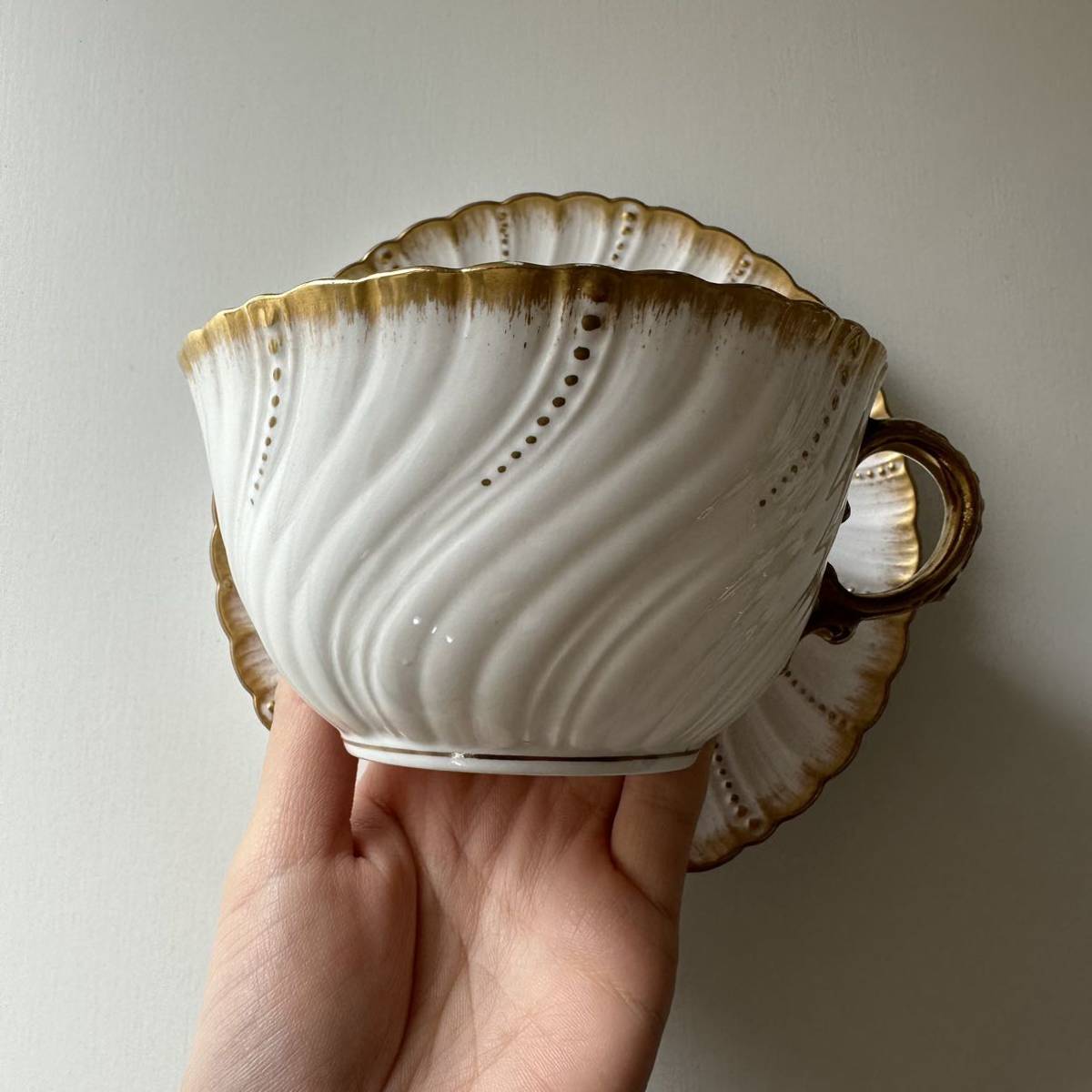 キッチン・食器 希少 美品 サルグミンヌ ショコラカップ フランス