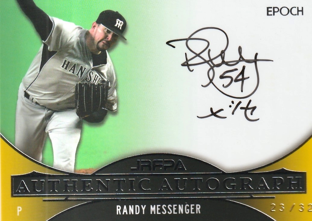 人気セール，限定セール 22 エポック 外国人OB メッセンジャー 直筆サインカード 23/32(シングルカード)｜売買されたオークション情報、yahooの商品情報をアーカイブ公開 - オークファン シングルカード