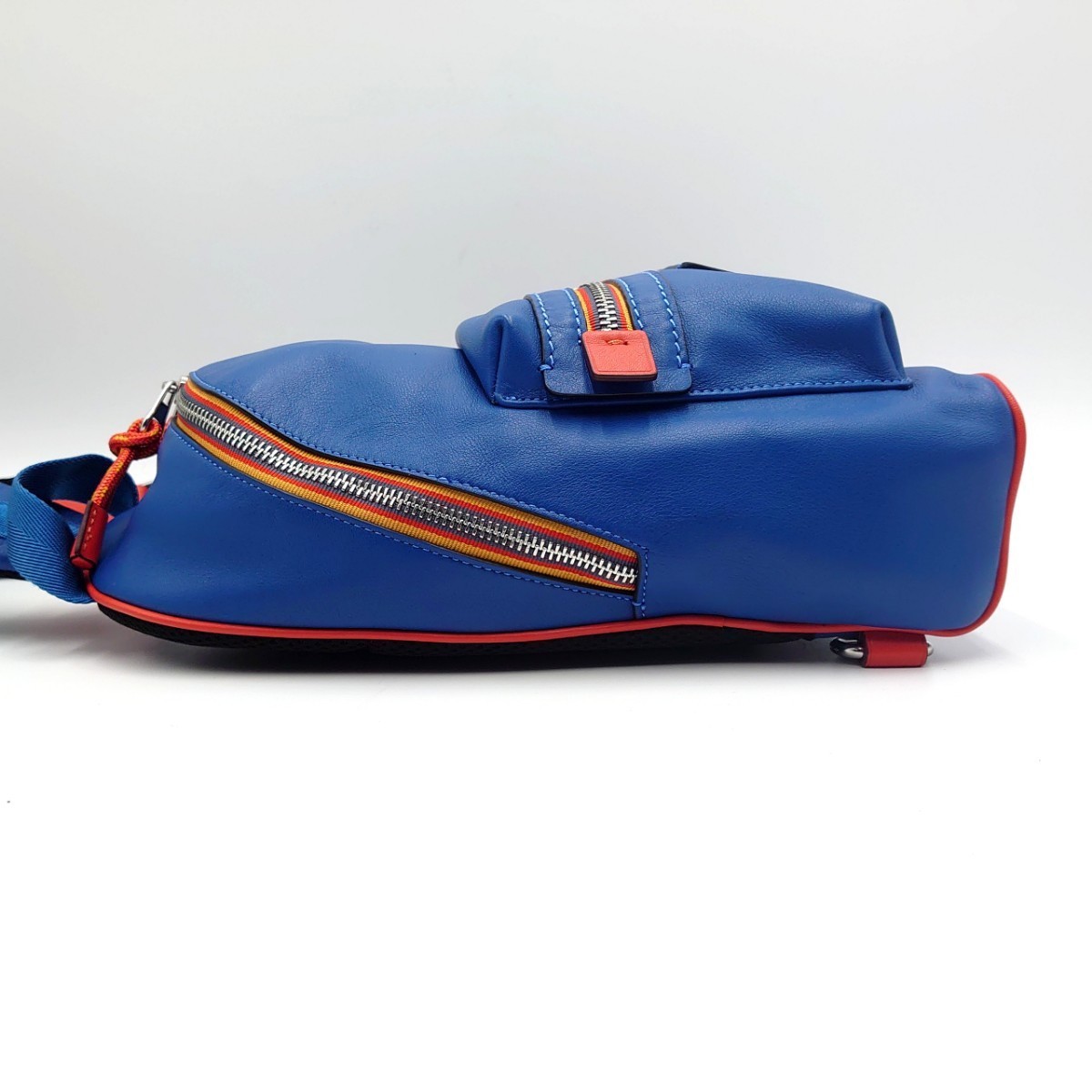 1円 新品同様 極希少 COACH コーチ メンズ ボディバッグ ショルダー 