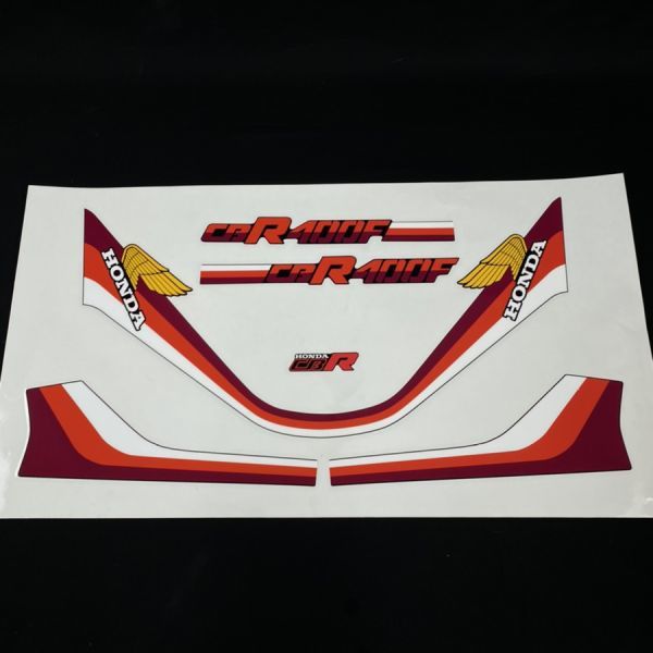 ＣＢＲ４００Ｆ 1型 純正タイプ ラインステッカーセット（黒ベース用）(品番ST062)【新品即決】 アクセサリー オートバイ