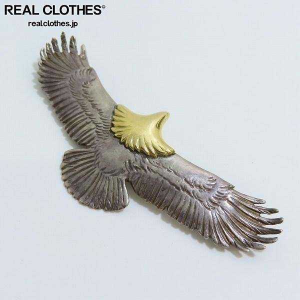 TADY&KING/タディ&キング 頭金 シルバー×K18 中イーグル ペンダントトップ /LPL