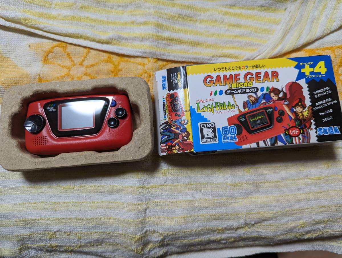 ゲームギアミクロ レッド - | セガ GEAR SEGA 本体 レッド復活！ミニ 