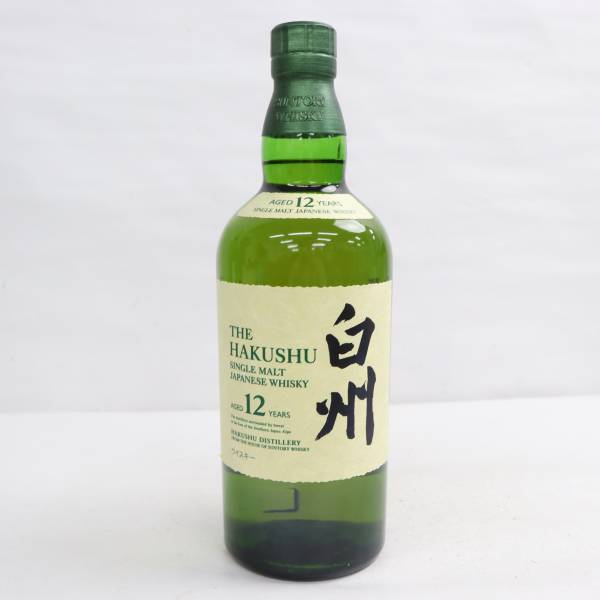 サントリー 700ml 12年 白州12年 白州 43% シングルモルト 0 