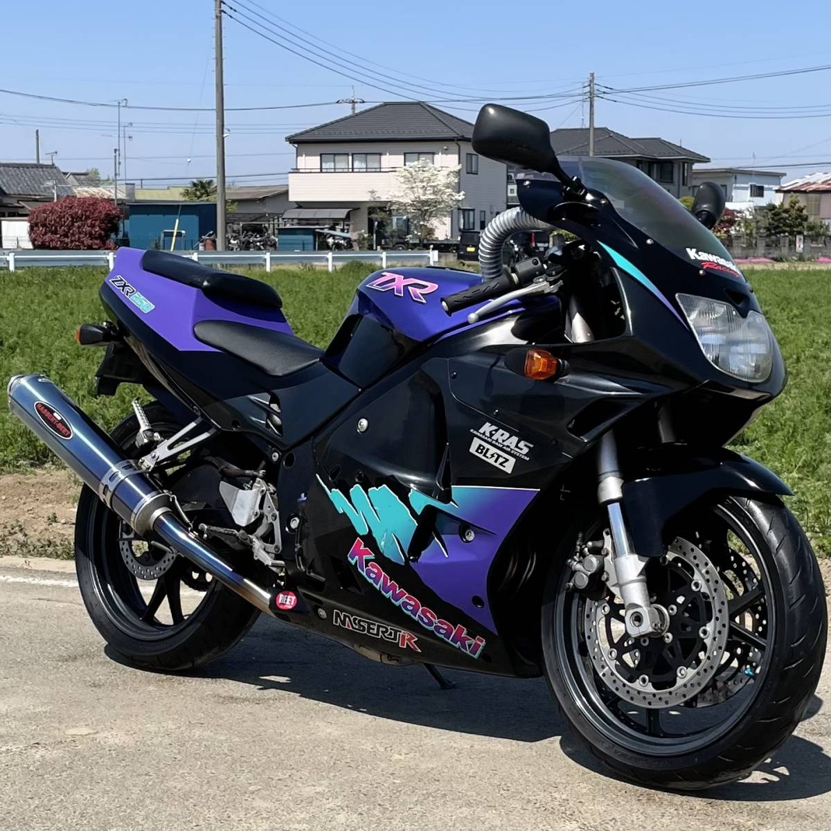 けんぼー　2本 ZXR250 実動 書類付き ZX250C レスポンス抜群 絶版 カワサキ 検）ZXR