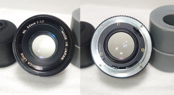 Yashica ML 50mm f/1.7 　ヤシカ/コンタックスマウント 希少！美品YASHICA ML 50mm F1.7 ヤシカ・コンタックスマウント