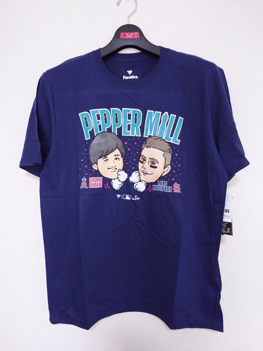 大谷翔平 ラーズ・ヌートバー ペッパーミル Tシャツ WBC 2023 Lサイズ