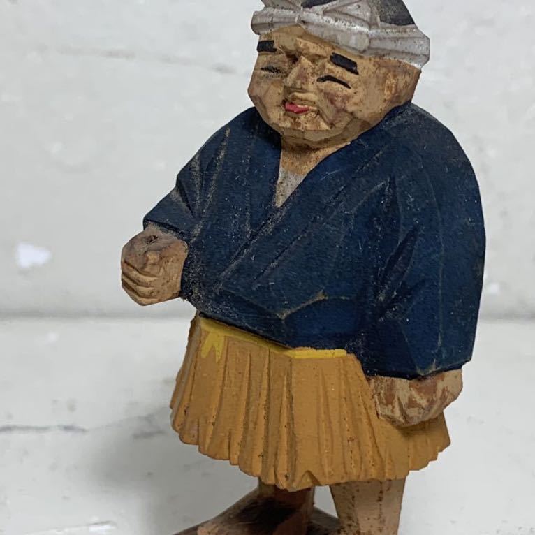農民美術 木彫り人形 一刀彫り 山本鼎 郷土玩具 木彫り 風俗人形