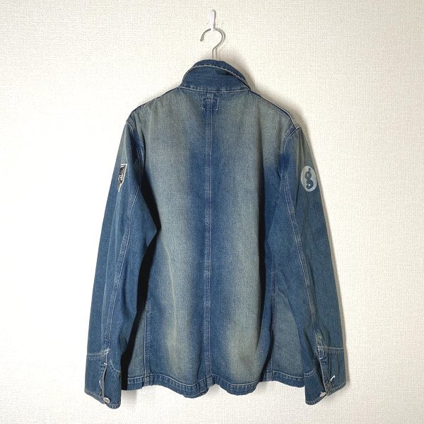 GOODENOUGH × KEY グッドイナフ カスタム 加工デニムカバーオール M