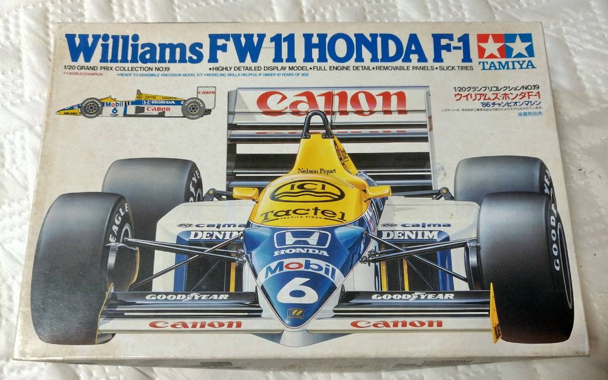 ウィリアムズFW11・ホンダF1 タミヤ1⁄20 ウイリアムズ FW 11 Honda F1