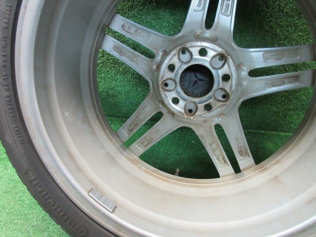 ベンツ Eクラス W213 純正 AMG 19インチ 19x8J PCD112 +43 5H 245/40ZR19 1本　　2023.2.20.O.6-A50　外車　22101069 Eクラス 19インチ 純正 クーペ メルセデス ja19