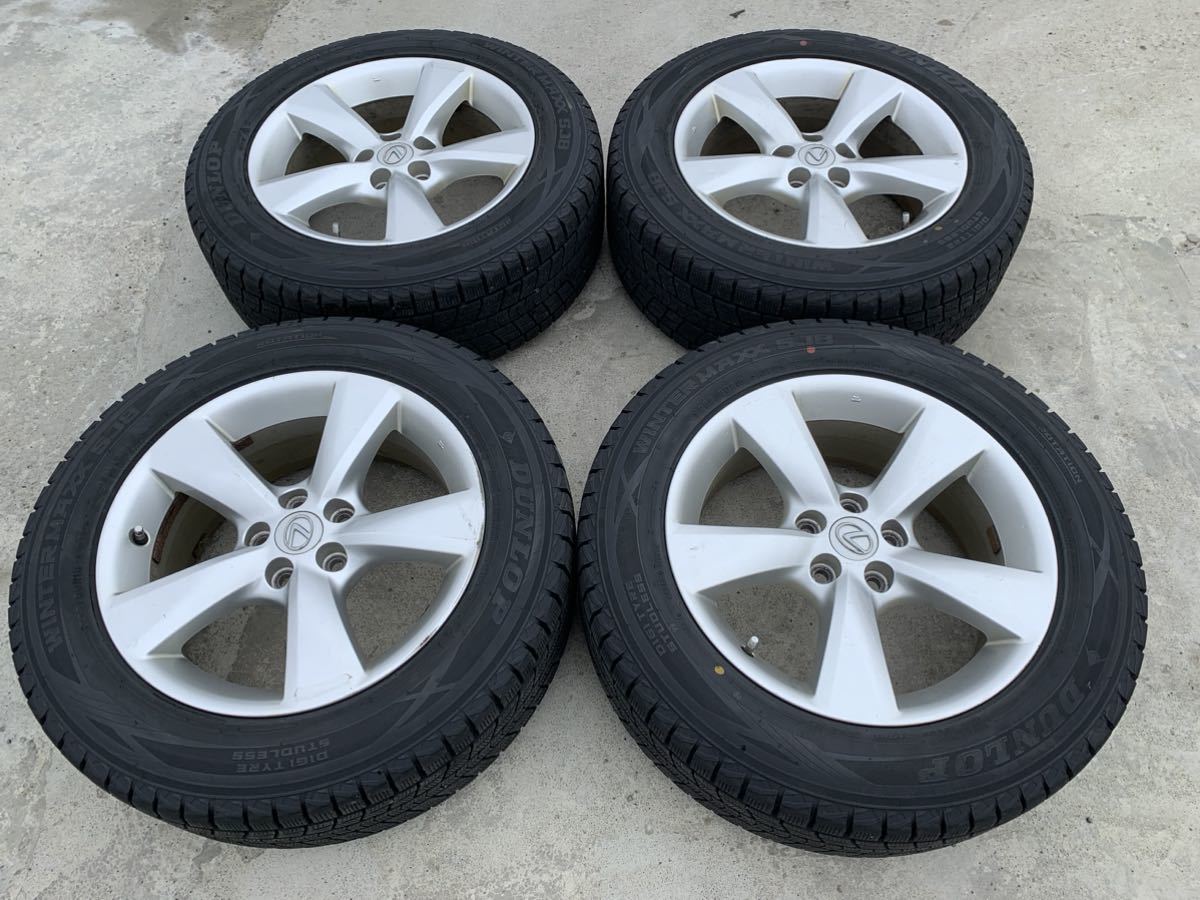トヨタアルファード純正アルミスタッドレスタイヤ4本セット 235/50R18