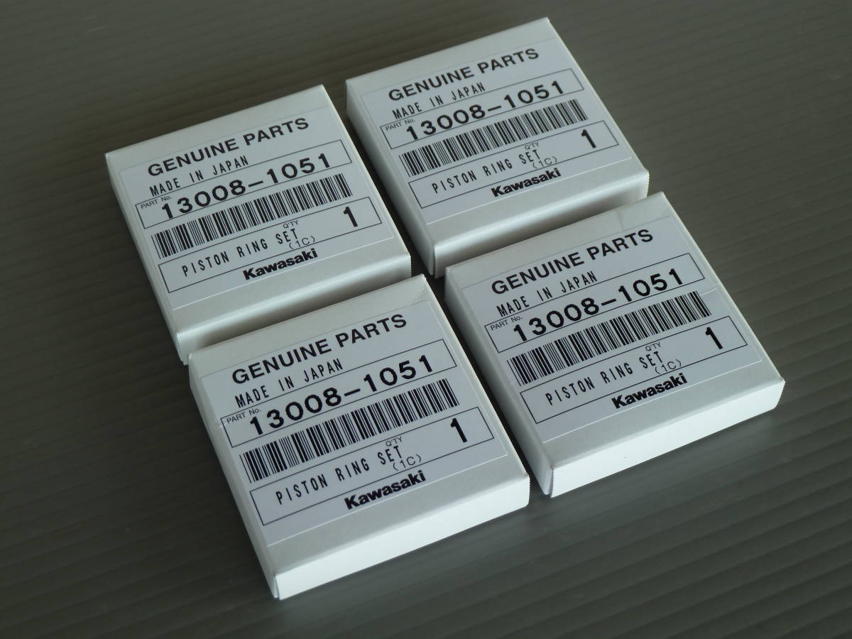 GPZ400F GPZ400F2 カワサキ純正 ピストンリングセット STD 1台分 新品