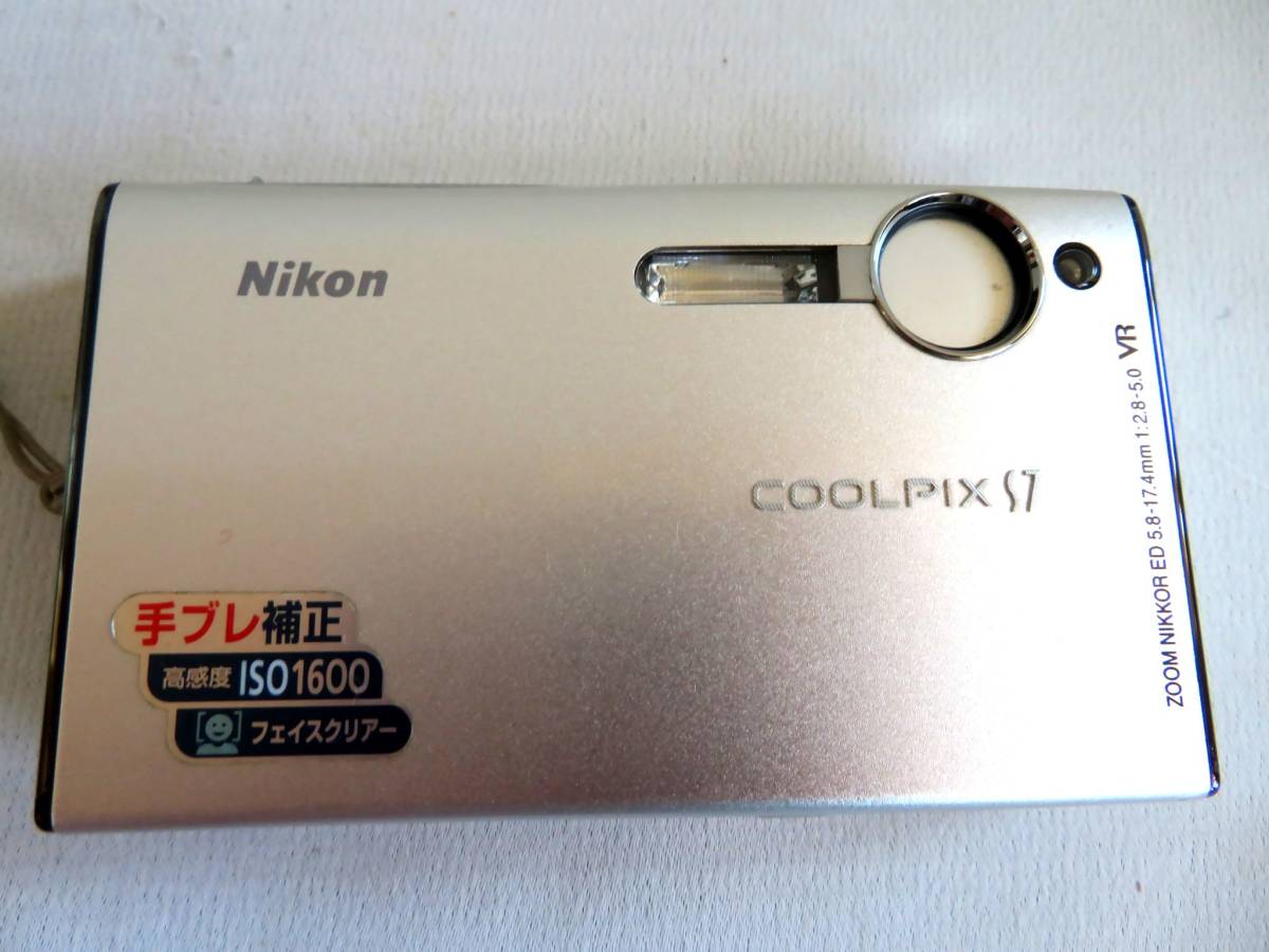 ○【ト葛】動作品 NIKON COOLPIX S7 ZOOM NIKKOR ED 5.8-17.4㎜ 1:2.8 